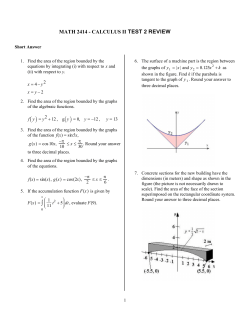 math 2414 - calculus ii test 2 review