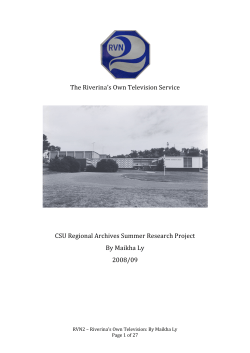 RVN2 - Charles Sturt University
