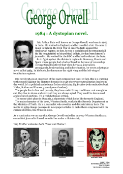1984 : a dystropian novel
