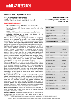 Improved Excess Capacity for Cement