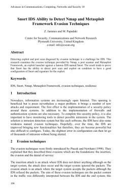 PDF - Centre for Security, Communications and Network