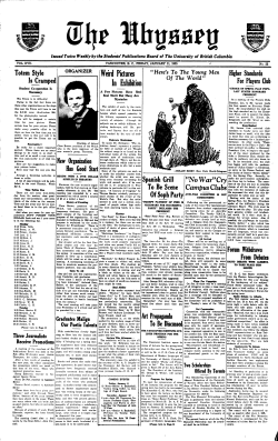 Spanish Grill To Be Scen e Of Soph Party - UBC Library