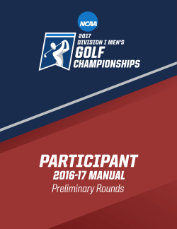 2016-17 Stanford, CA Regional Participant Manual