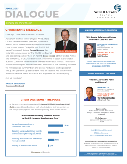 dialogue - World Affairs Council Jacksonville