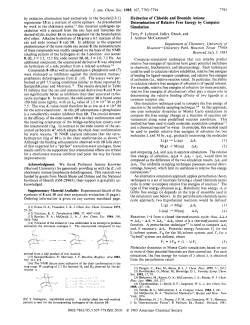 Determination of Relative Free Energy by Computer Simulation