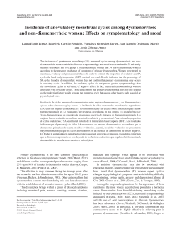 Incidence of anovulatory menstrual cycles among