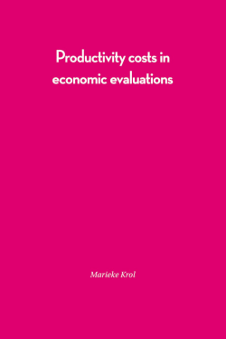 Productivity costs in economic evaluations - EUR RePub
