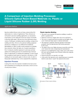A Comparison of Injection Molding Processes