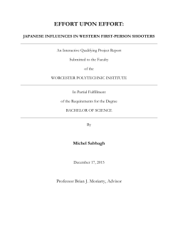 effort upon effort - Worcester Polytechnic Institute