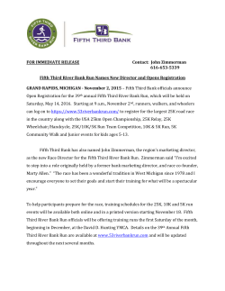New Race Director announced and Online Registration Opens