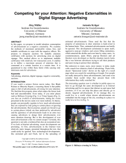 Competing for your Attention: Negative Externalities in Digital