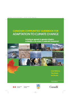 adaptation to climate change