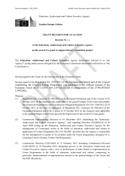 Having regard to the Regulation No 1295/2013 of the European