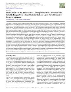 How Effective is the Buffer Zone? Linking