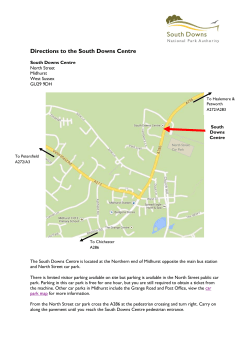 Directions to the South Downs Centre