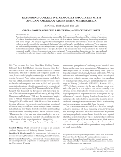 exploring collective memories associated