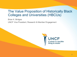 HBCUs - National Association for College Admission Counseling