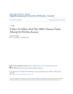 A Slave To Yellow Peril The 1886 Chinese Ouster Attempt In Wichita