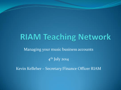 Managing your Music Business Accounts.