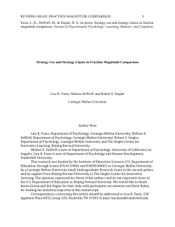 Strategy Use and Strategy Choice in Fraction Magnitude Comparison