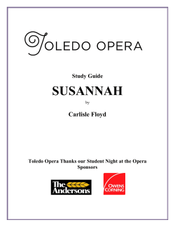 susannah - Toledo Opera
