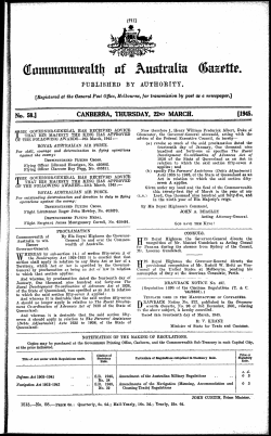 No 58, 22 March 1945 - Federal Register of Legislation
