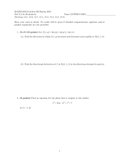 Test 3 Answers - Faculty Web Pages