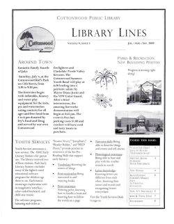 3rd quarter - Cottonwood Public Library