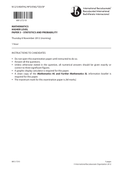 N12/5/MATHL/HP3/ENG/TZ0/SP MATHEMATICS HIGHER LEVEL