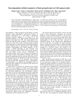 Size-dependent orbital symmetry of hole ground