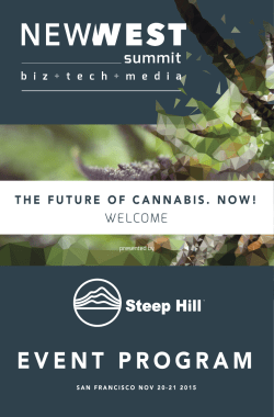 The Future of Cannabis. Now!