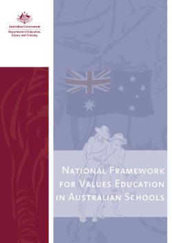 National Framework for Values Education