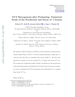 GUT baryogenesis after preheating: numerical study of the