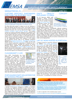 Newsletter April 2011 - EMSA