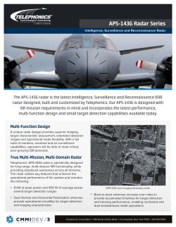 APS-143G Radar Series