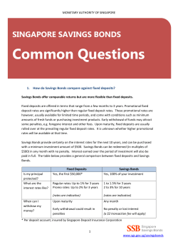 Common questions on Savings Bonds
