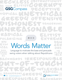 Compass - Oct - Words Matter