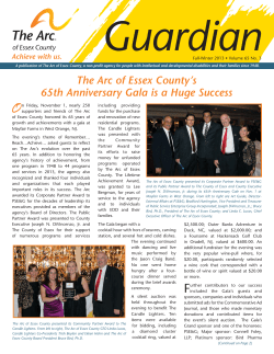 Guardian - The Arc of Essex County