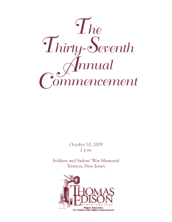 21-045 Commencement inside - Thomas Edison State University
