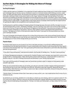 Surfers Rules: 6 Strategies for Riding the Wave of