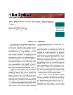 Summing Up the "Great Equation" - H-Net