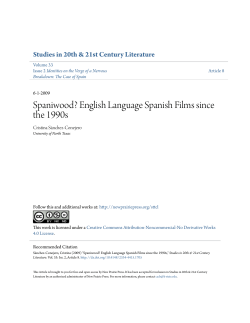 Spaniwood? English Language Spanish Films