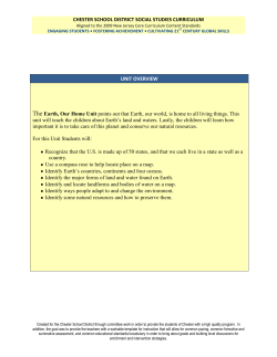 grade 2 social studies earth_ our home