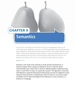 Semantics