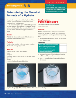 Hydrate Lab - hrsbstaff.ednet.ns.ca