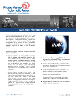 iNAV ATON MONITORING SOFTWARE