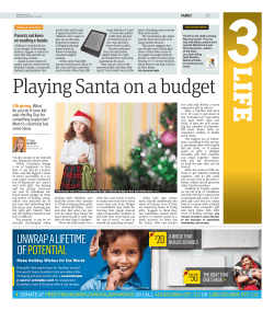 Playing Santa on a budget