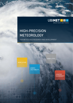 HIGH-PRECISION METEOROLOGY