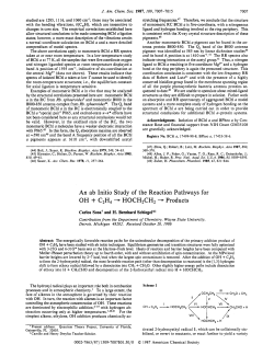 of the Reaction Pathways for OH + C2H4 - HOCH2CH2