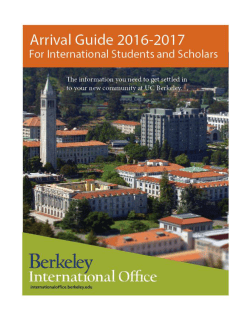The Arrival Guide for New Students